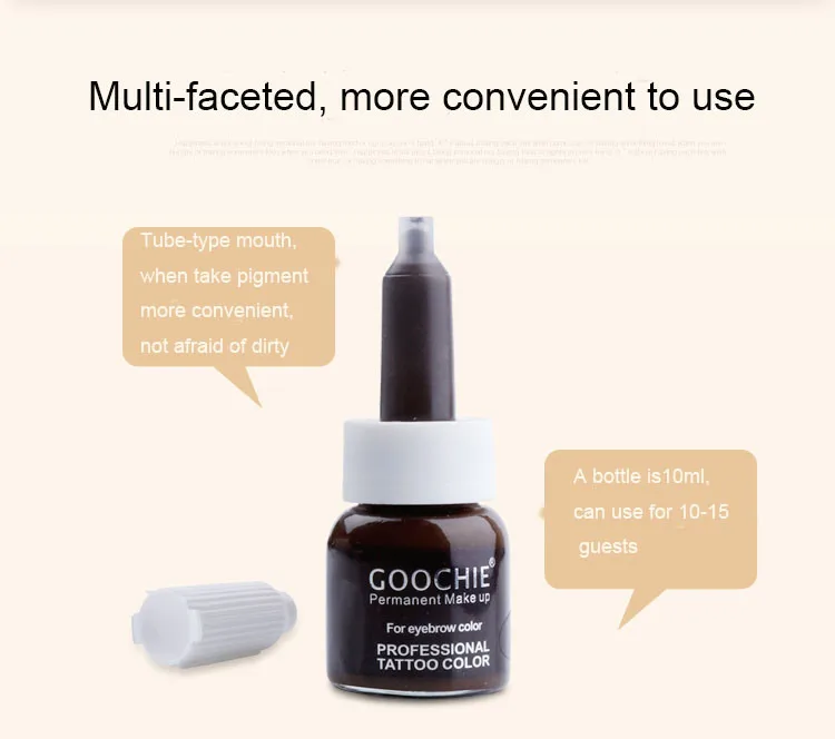 Goochie permanent makeup supplies pmu tattoo ink
