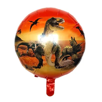 

50Pcs/set 18inch Dinosaur Foil Balloons Green Red Number Birthday Party Decoration Balloon Animal Air Globos Boy Kids Toy