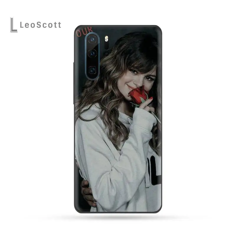 Чехол для телефона selena gomez USA singer черный чехол из ТПУ с корпусом Huawei P9 P10 P20 P30 Lite 2016