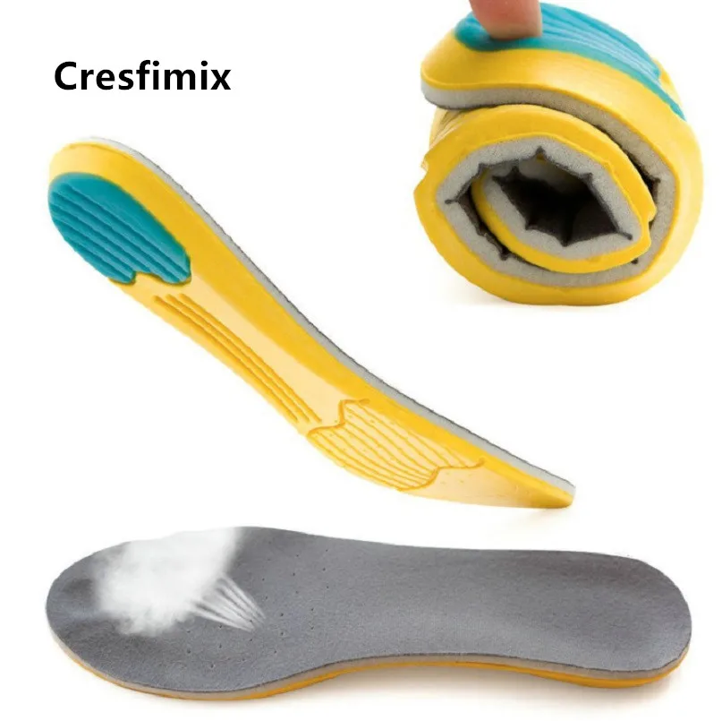 Мужские противоскользящие стельки Cresfimix C5552b размера плюс | Обувь