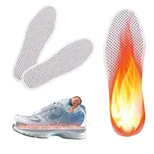 

1 Pair Magnetic Insoles Winter Foot Warmer Self Heating Shoe Pad Feet Massage Warm Washable Sports Hiking Fishing Skiing Camping