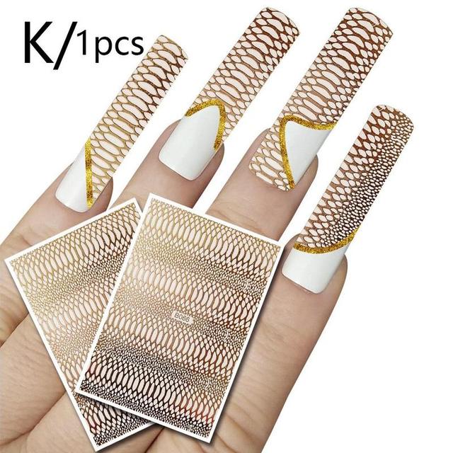 Ice Patch Nail Sticker Japanese Aurora Ice Sticker Decals Self Adhesive Nails Design Sticker Manicure Decoration