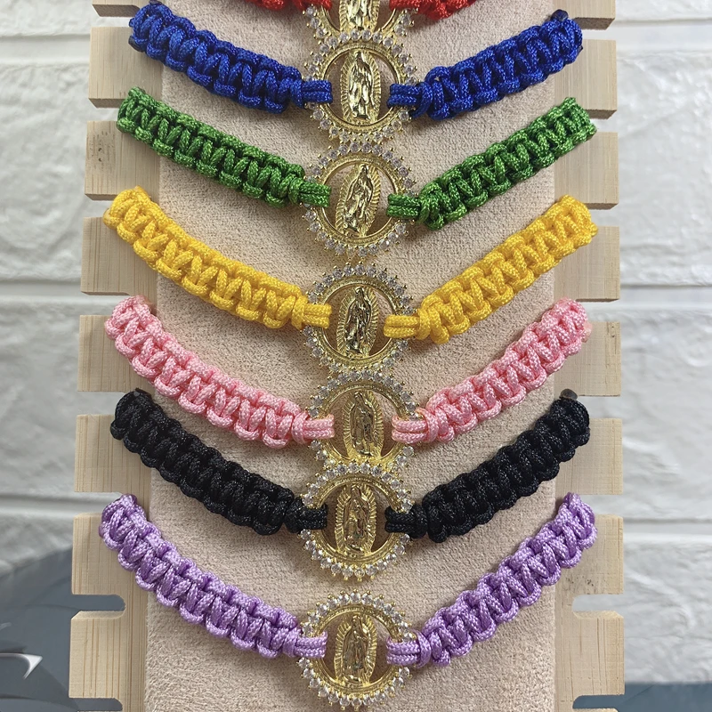 10 Pulseras De La Amistad Trenzadas Con Flores Coloridas Para Niñas – Ajustables, Hechas A Mano