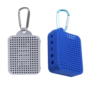 

2x Protective Silicone Cover Case for Jbl Go 2 Go2 Bluetooth Speaker Skin Protector Sleeve W Carabiner Not Affect the Sound Qual