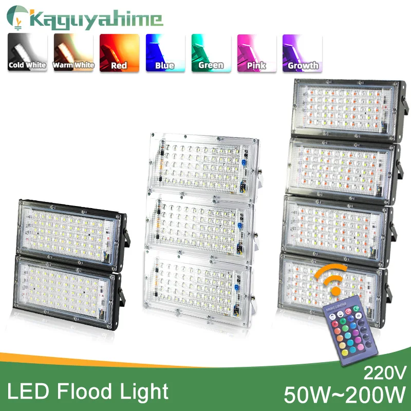 Kaguyahime Светодиодный прожектор светильник дистанционного 50W 100W 200W IP65