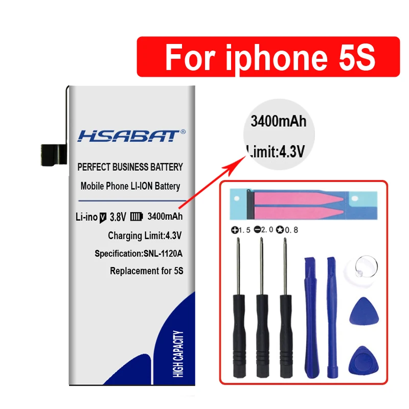 HSABAT 4500 мА/ч, Батарея для Apple iphone 3GS SE 4 4G 4S чехлы для айфонов 5 5G 5S 5C 6 6G 6S plus 7 7G фотоаппаратов моментальной печати 7S 8 8G 8S для iphone 6S Плюс/7 Plus /8 Plus