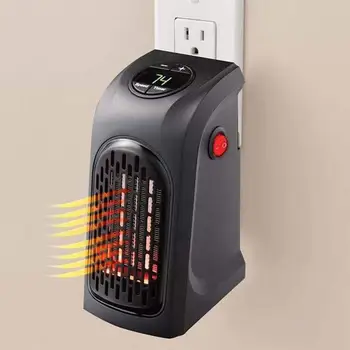 

Wall Electric Heater Mini Fan Heater Desktop Household Radiator Warmer Machine EU/US/UK Wall Stove Handy For Winter Heating K3N3