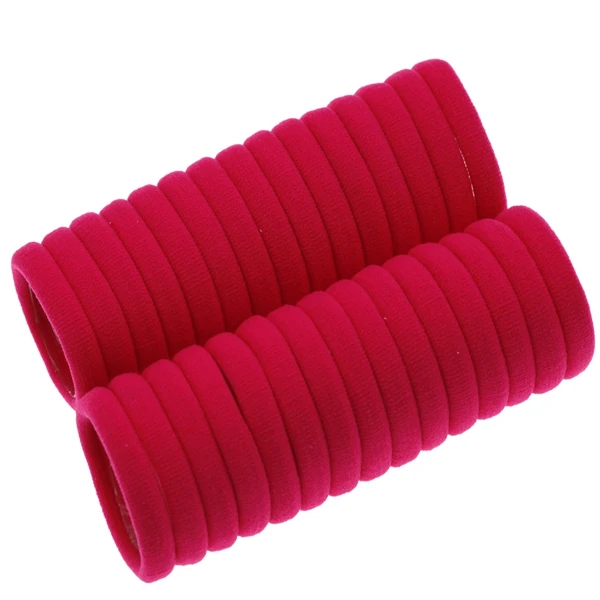 hot pink Женские инструменты 4,3 см, резинка для волос, аксессуары для волос, эластичная резинка для волос, головной убор, 30 шт./лот - Цвет: hot pink
