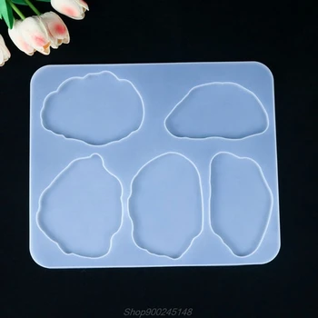 

Crystal Epoxy Resin Mold Coaster Cup Mat Casting Silicone Mould DIY Crafts Table Decoration Jewelry Making Tool Au11 20 Dropship