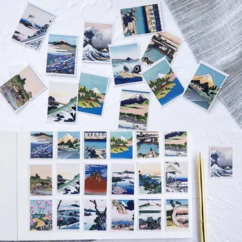 

Creative Ukiyo Pictures Decorative Stationery Stickers Scrapbooking DIY Diary Album Stick Label