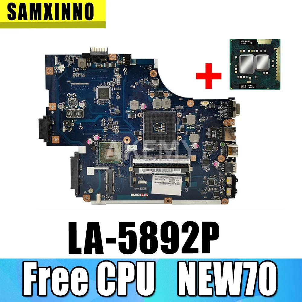 Akemy MBWJU02001 MB.WJU02.001 для Acer aspire 5741 5741zg 5742 5742G материнская плата ноутбука NEW70 LA-5892P HM55 DDR3