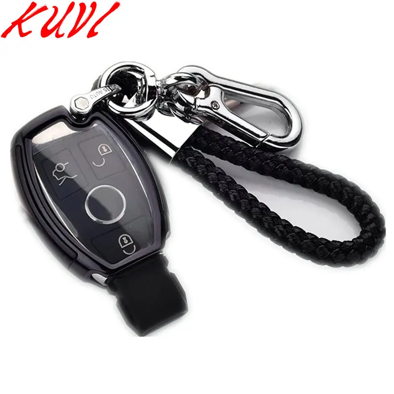 Чехол для ключей от машины из ТПУ для Mercedes benz CLS CLA GL R SLK AMG A B C S класс дистанционный держатель аксессуары