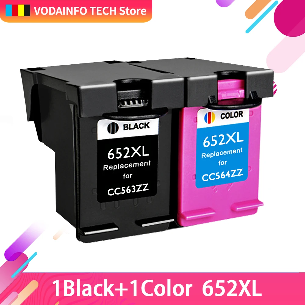 QSYRAINBOW compatible ink cartridges For HP652 HP 652 XL Deskjet 1115 1118 2135 2136 2138 3635 3636 3835 4535 4536 4538 4675 | Компьютеры