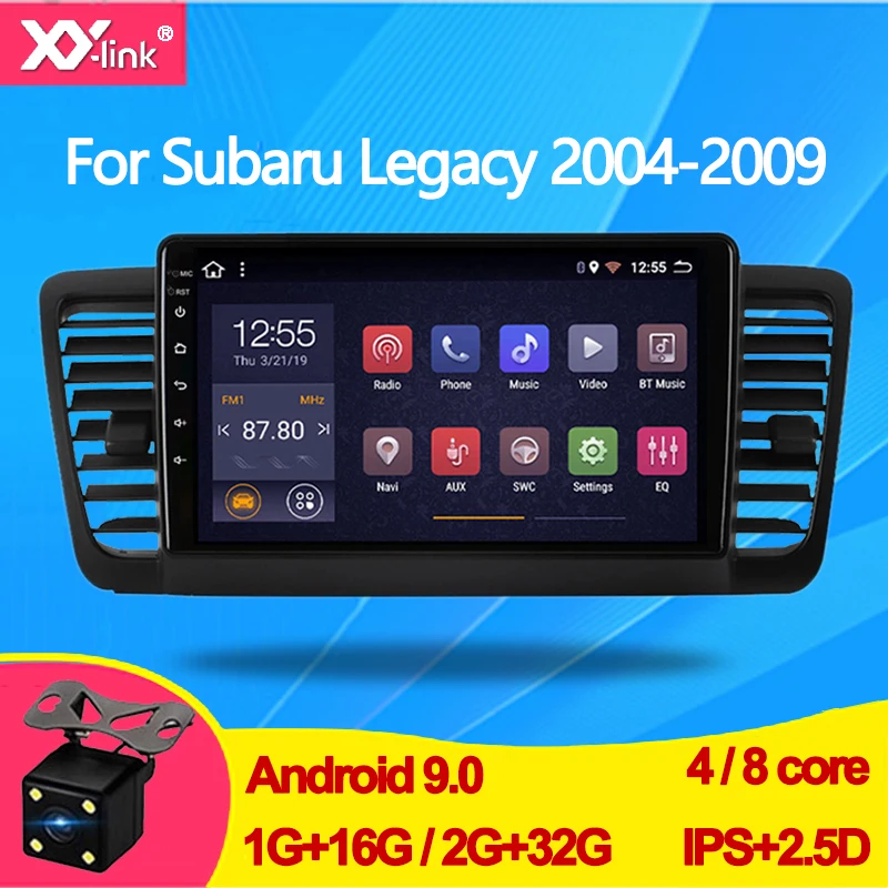 Автомобильный радиоприемник 9 &quotAndroid 0 система Gps-навигации для Subaru Legacy 2004-2009