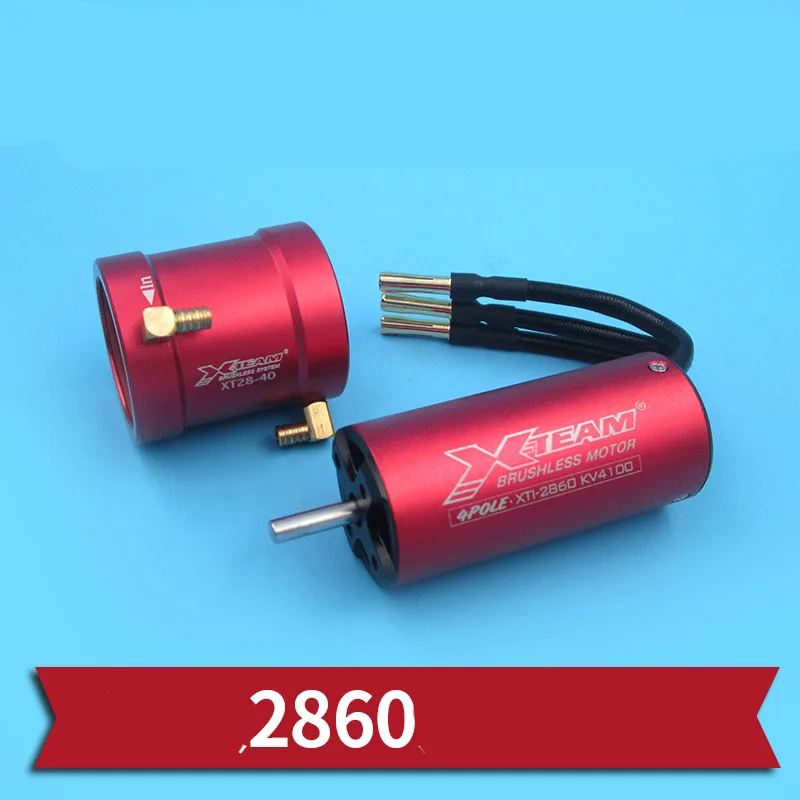 High Power 2860 Brushless Motor 2700kv 3400kv Water Cooled Motors 1400w
