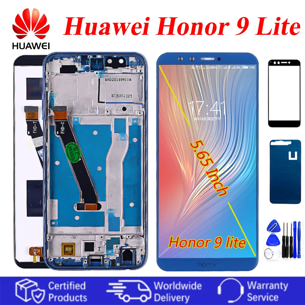 5 65 дюймовый дисплей Huawei Honor 9 Lite ЖК-дисплей сенсорный экран Youth Edtion в сборе с рамкой