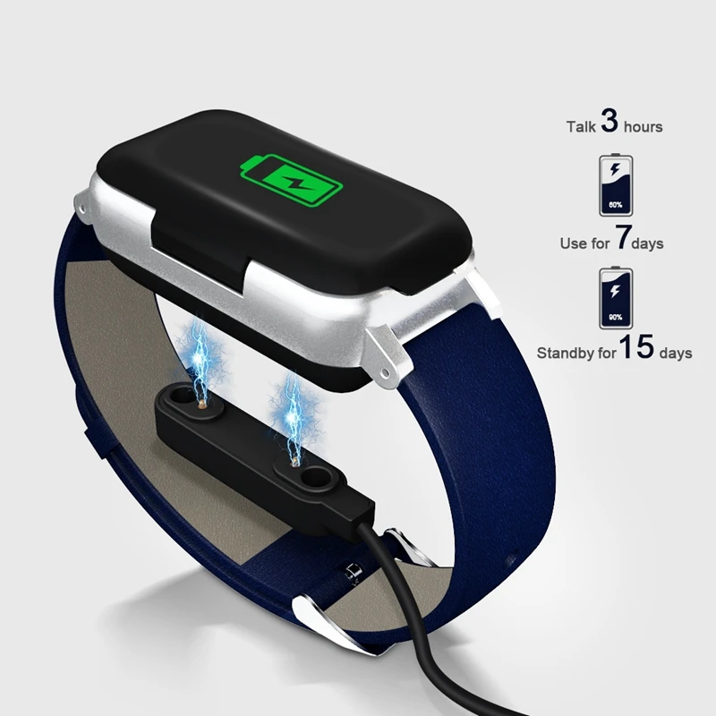 2 в 1 Смарт TWS беспроводные наушники Bluetooth супер бас гарнитура наушники кровяное давление трекер сна спортивные Смарт часы