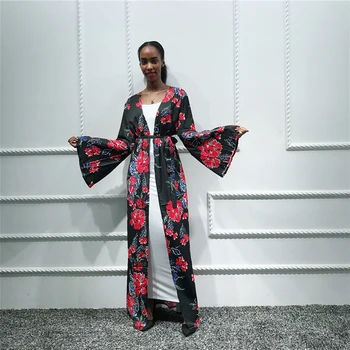 

Pleated Arabic Dubai Abaya Kimono Hijab Muslim Dress African Dresses For Women Pakistan Caftan Marocain Kaftan Islamic Clothing