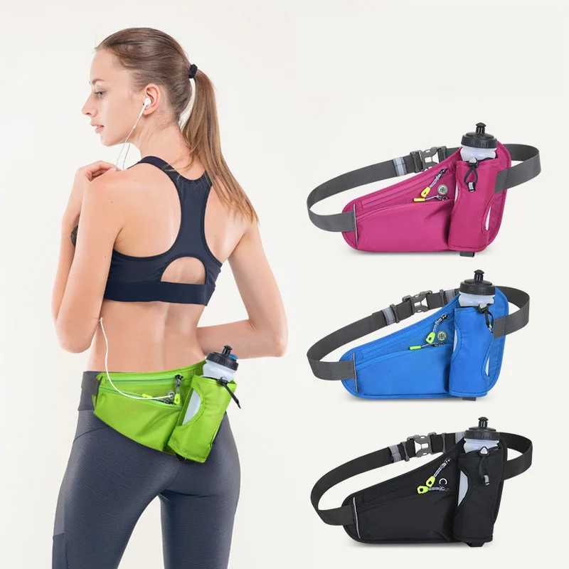 

Outdoor Sport Running Waist Bag Jogging Cell Phone Holder Mobile Phone Pouch Hiking Cycling Water Bottle Holder Card Key Pouch