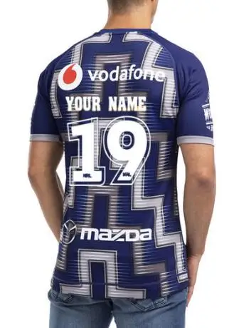 Print name number Футболка для регби из стран Размер: S-5XL - Цвет: Print name number