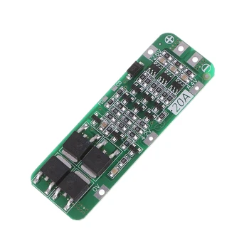 

3S 20A Li-Ion Lithium Battery 18650 Charger PCB BMS Protection Board 12.6V Cell 64X20X3.4Mm Module S08