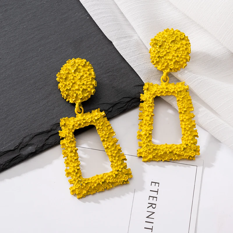 Earrings Large Geometric 13 H2924a6a259e94a72a3e1263b3cc3a21ff