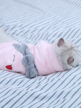 

Cat Warm Clothes Autumn Winter Cat Coats Jacket Costumes Pet Clothing for Cats Rabbit Soft Sweater Kitten Kitty Outfits BB5WY32