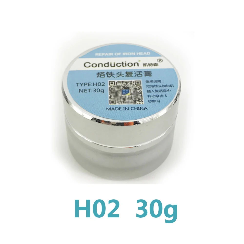 ENSOM Electrical Soldering Iron Tip Refresher solder Cream Clean Paste for Oxide Solder Iron Tip Head Resurrection No corrosion