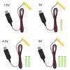 LR03 AAA Battery Eliminator 2m USB Power Supply Cable Replace 1 to 4pcs AAA Battery For Electric Toy Flashlight Clock ► Photo 1/6