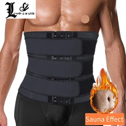 Waist Trainer Corset Men Body Shaper Tummy Control Belt Slimming Sheath Sauna Body Abdomen Weight Loss Corset Fitness
