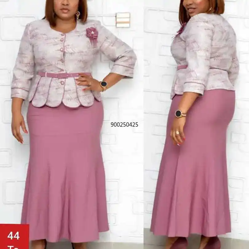 Комплект из 2 предметов рождественские африканские платья для женщин Дашики