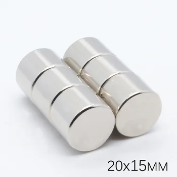 

10Pcs 20x15 neodymium magnet 20mmx15mm strong rare earth NdFeB permanent powerful round magnetic electromagnet fridge speaker