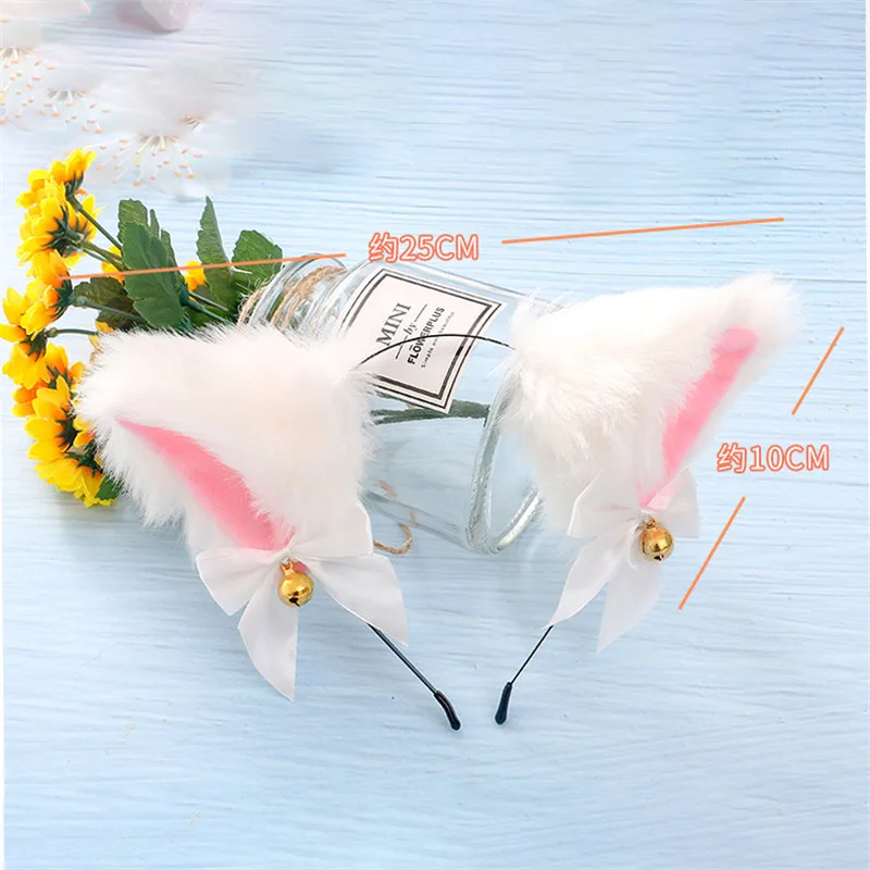 Cosplay&ware Cartoon Cat Ears Hairband Sexy Long Fur Head Band Bowknot Kid Headwear Hair Accessories For Women Girls Party Christmas -Zentai shop online H292503af2f284b9882ef3b7674432808m.jpg