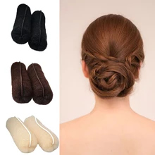 Губка Bump Голливудский стиль значок Резиновая лента полоса вязать волосы бигуди инструменты для волос булочка производитель пончик волшебный Поролоновый спонж легкое кольцо