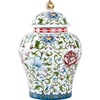 Enamel Color General Jar Ceramic Candy Jar Tea Caddy Cosmetic Containers Classical Porcelain Storage Jars Vintage Home Decor 6