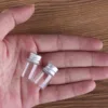 10pcs Diameter 16mm Transparent Glass Bottles with Aluminium Caps Glass Wishing Bottles 2ml 4ml 6ml Mini Glass Jars 2