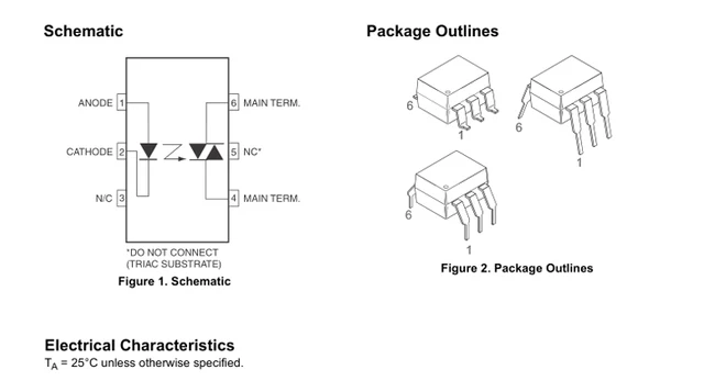 Set 10 Optoisolatori DIP6 MOC Series - MOC3010, MOC3020, MOC3021, MOC3023, MOC3041, MOC3043, MOC3052, MOC3061, MOC3063, MOC3083 - Foto 5