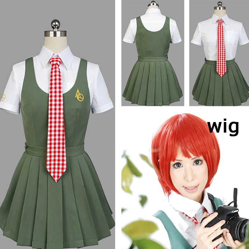 Костюм для косплея Dangan Ronpa 2 Koizumi Mahiru Danganronpa маскарадный костюм Mikan Tsumiki рубашка +