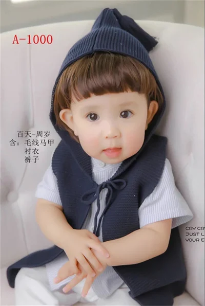 Реквизит для фотосъемки новорожденных; шапочка для маленьких мальчиков и девочек; комплекты одежды для фотосессий; костюм bebe fotografia; аксессуары - Цвет: M13