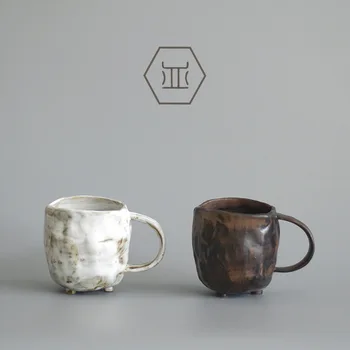 

Office Vintage Coffee Mug Outdoor Ceramic Travel Creative Ceramic Mug Coffee Mug Friends Travel Taza De Cafe Cute Cups BA60MK