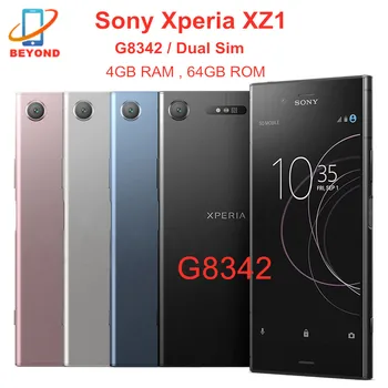 Sony Xperia XZ1 G8342 Dual SIM Mobile Phone LTE 5.2" 4GB RAM 64GB ROM Octa Core NFC Fingerprint Original Unlocked Cell Phone 1