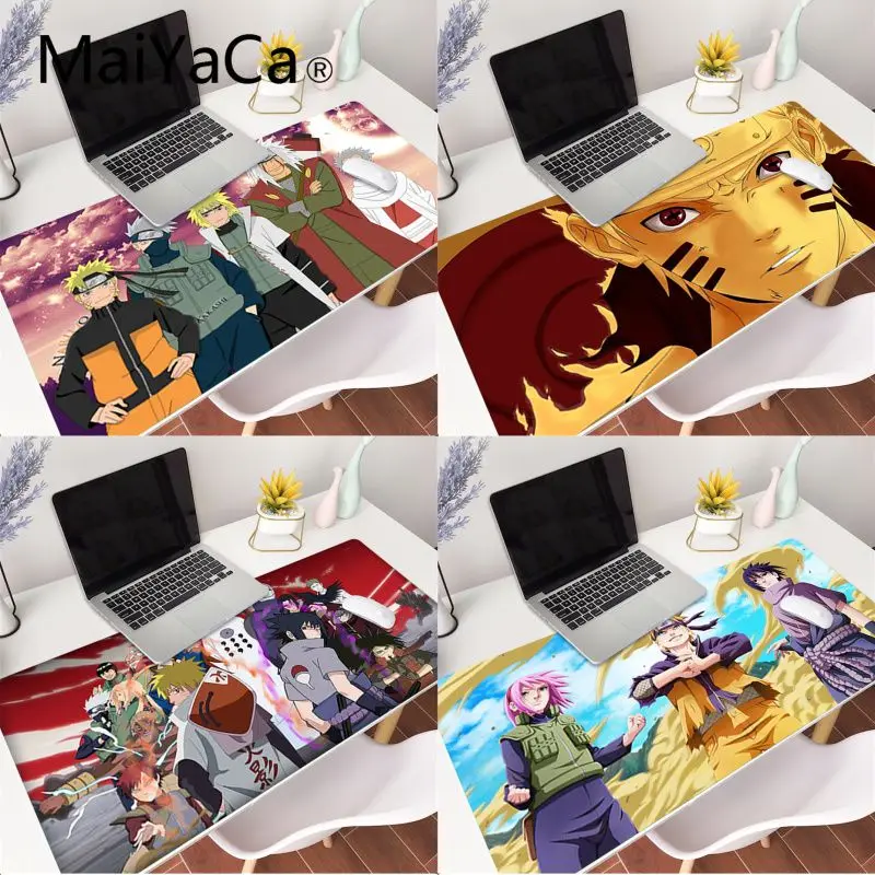 

MaiYaCa Cool Fashion Naruto DIY Design Pattern Game mousepad Gaming Mouse Mat xl xxl 800x300mm for Lol world of warcraft