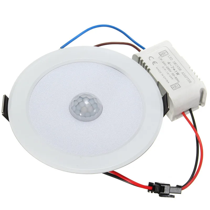 7 Вт E27 PIR датчик движения светодиодный светильник потолочный 5730 SMD светодиодный настенный светильник для ступенчатой дорожки AC 85-265 в поддержка дропшиппинг