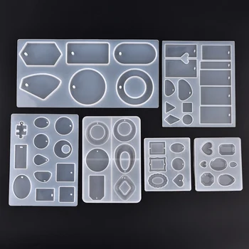 

Earring DIY Charms Resin Casting Molds Irregular Pendant Silicone Mold For Jewelry Making Handmade Necklace Bracelet Decoration
