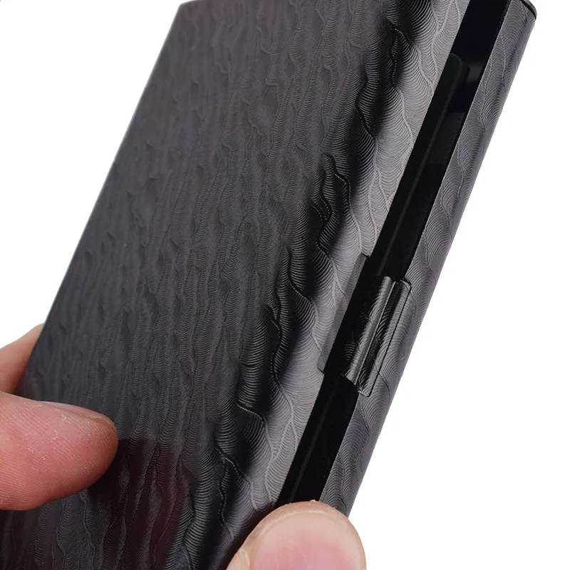 Super Light RFID Anti-Scan Card Box Case Aluminum Carbon Fiber Men Housekeeper Card Holder Wallet Women Fashion Cover Bag