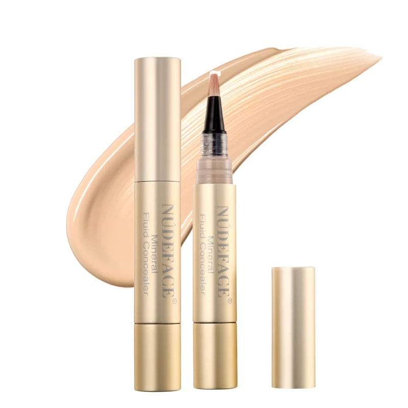 

Nudeface Concealer Cream Concealer Long Lasting Face Scars Acne Cover Smooth Moisturizing Makeup Waterproof Full Coverage