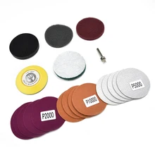 

21 Pcs Polishing Pad Sponge Buffing Pad Sanding Disc Drill Adapter Kit Set For Car Headlight Restoration Repair Tool Accessories