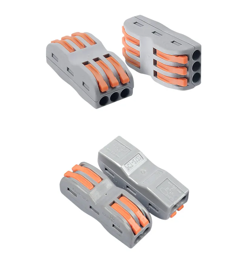 1/10/30pcs mini fast wire Connectors Universal Compact Wiring Connector push-in Terminal Block PCT-212 213 214 215 SPL-2 SPL-3