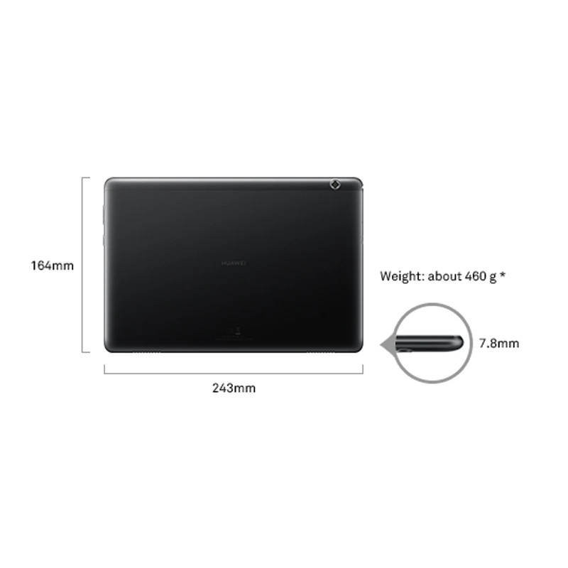 Планшетный ПК Huawei MediaPad T5 huawei Восьмиядерный процессор Kirin 659 10 1 дюйма 4 Гб ОЗУ 64 ПЗУ