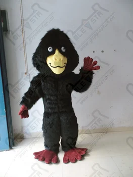 

quality condor mascot costumes cartoon black bird hawk mascot design